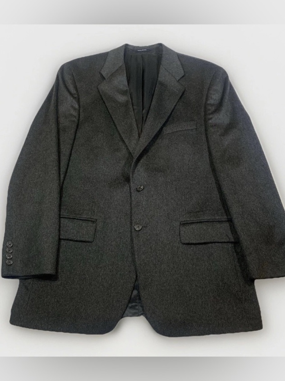 Ralph Lauren Vintage Blazer Men's 44T Gray 100% Cashmere Coat Suit Jacket Canada